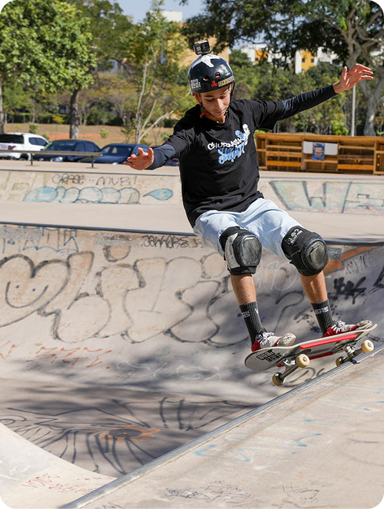 Modern apartment complex aerial view